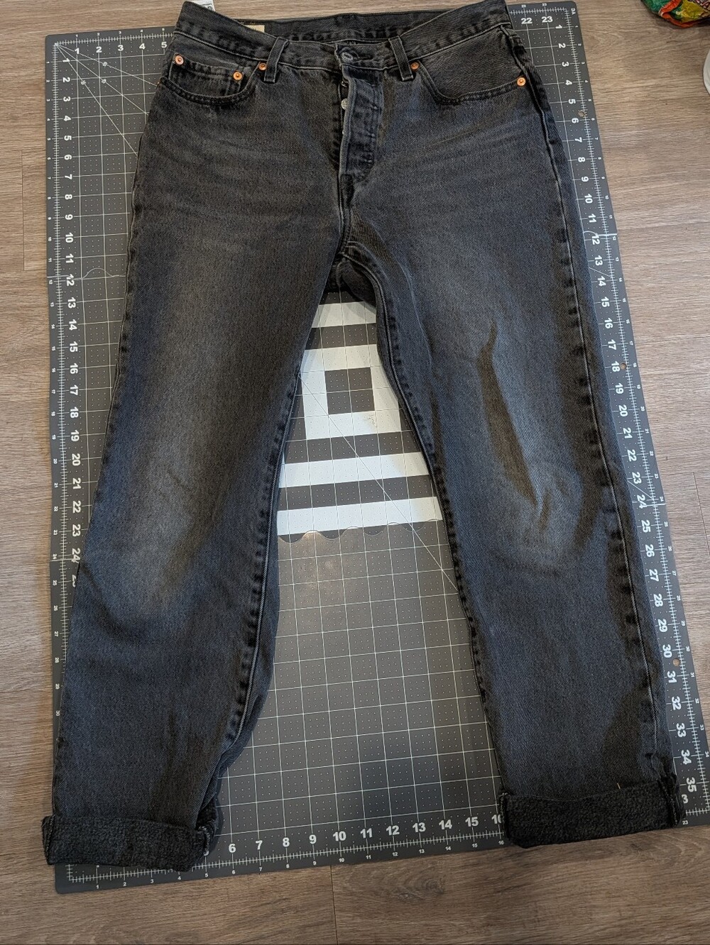 Levi's 501 Jeans - Black - Straight Leg, High Rise - Women's 29